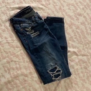 Dark wash blue jeans!